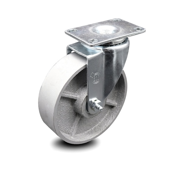 5 Inch Semi Steel Wheel Swivel Top Plate Caster